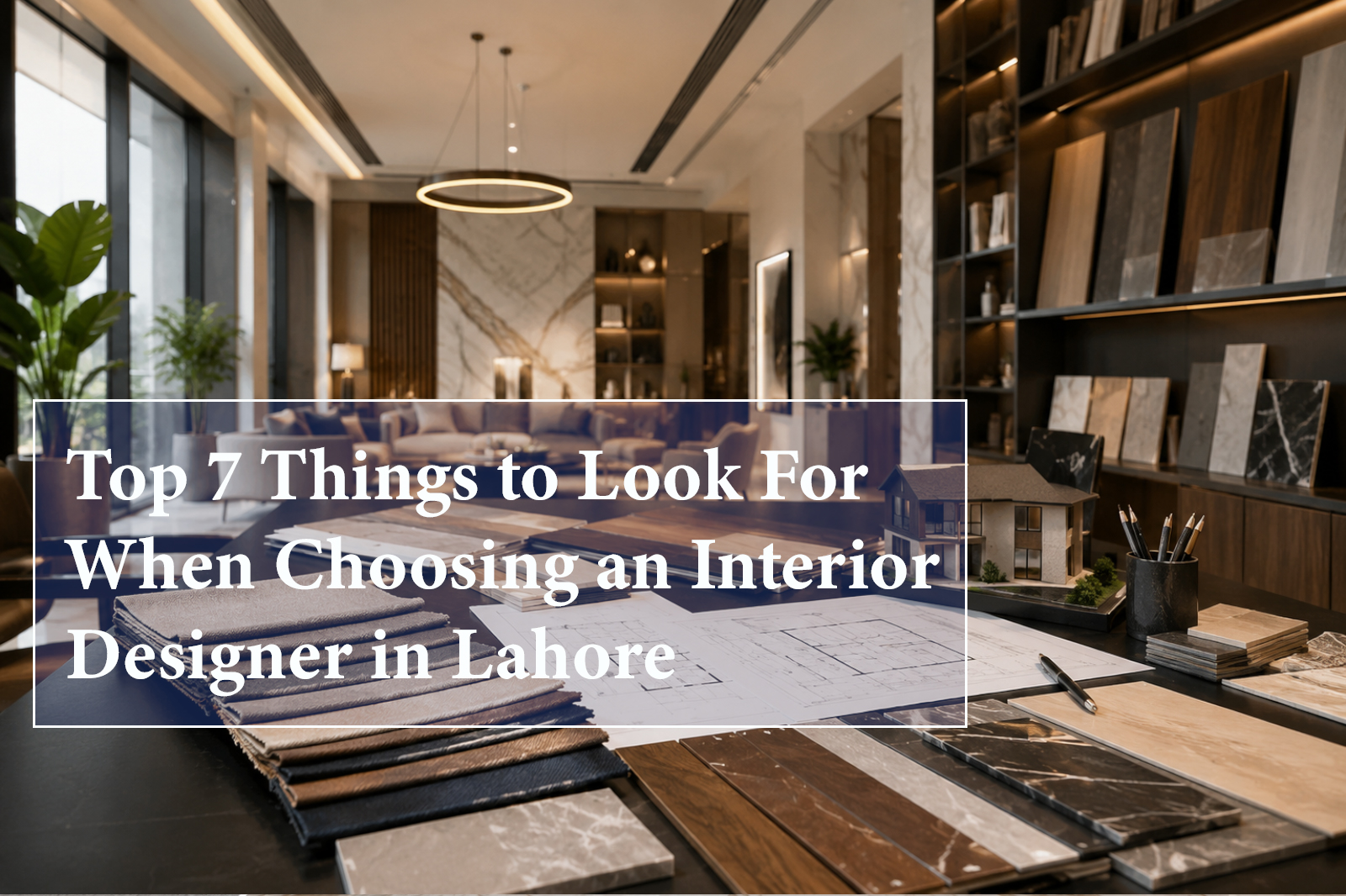 Top 7 Things to Look For When Choosing an Interior Designer in Lahore